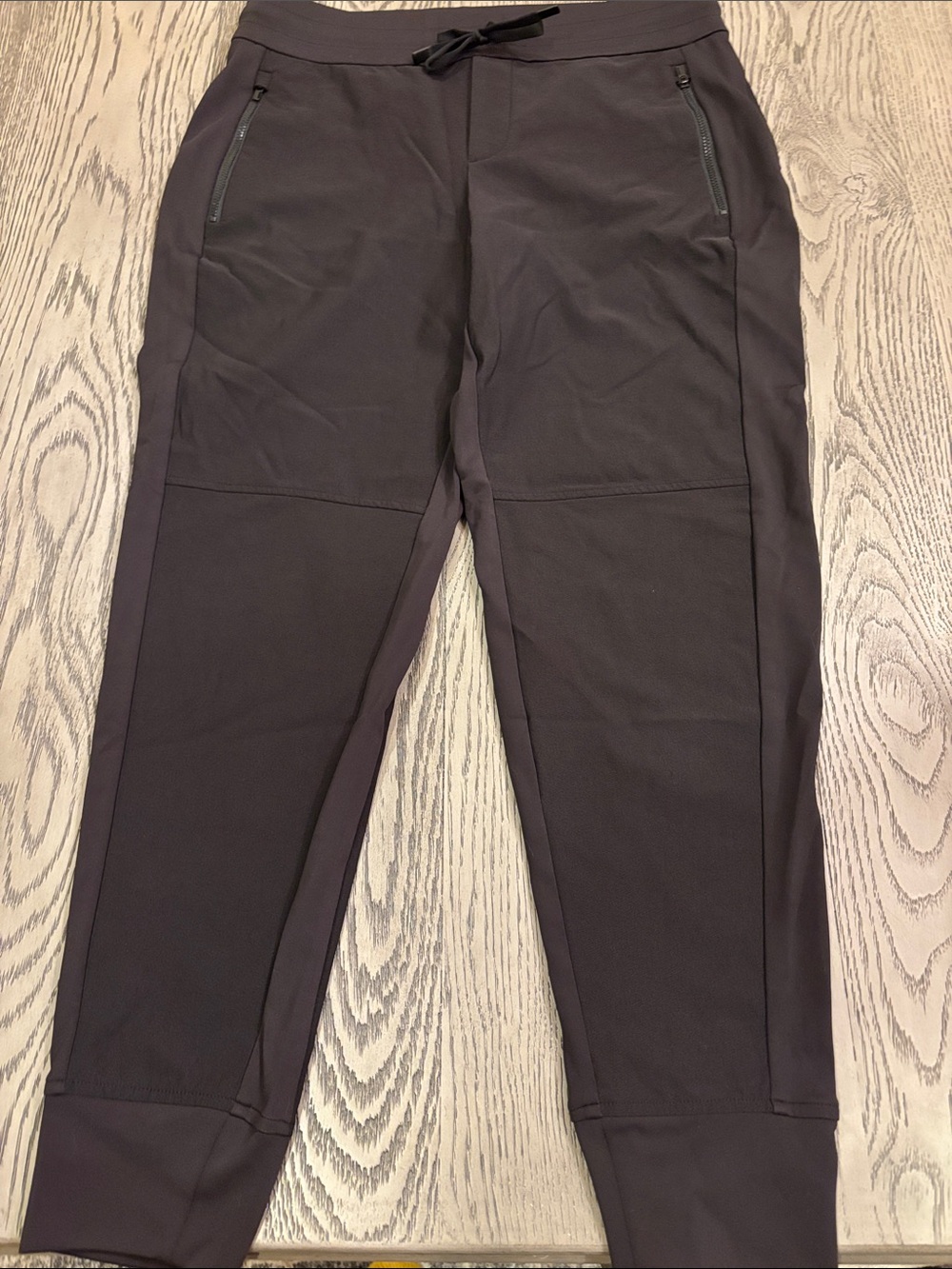 Athleta Black Drawstring Track Joggers